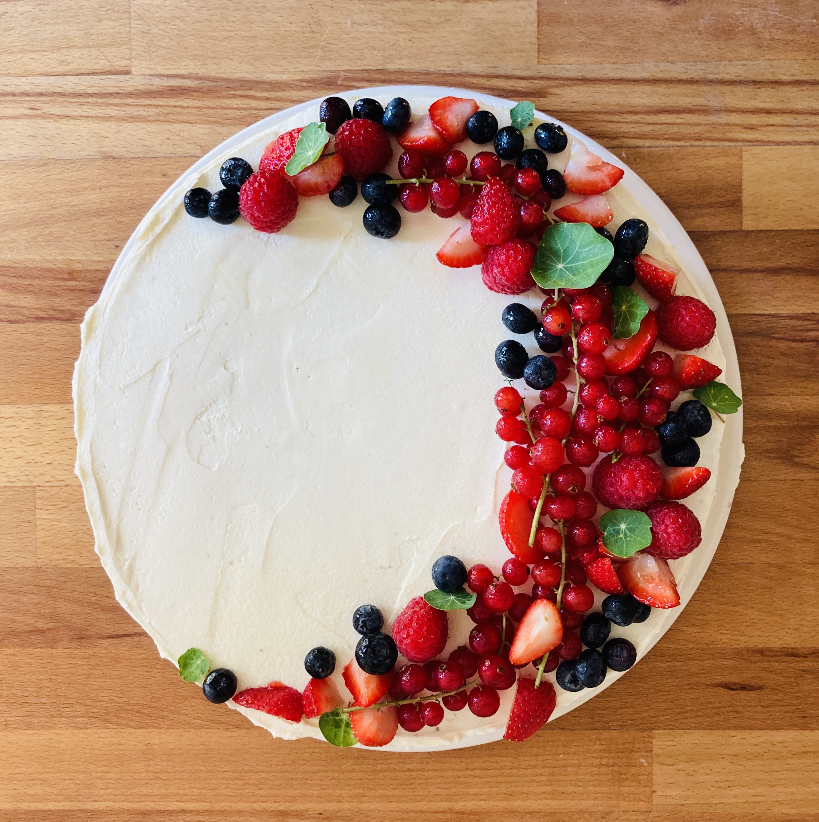 Berry cake with white chocolate made by Judith Eichler