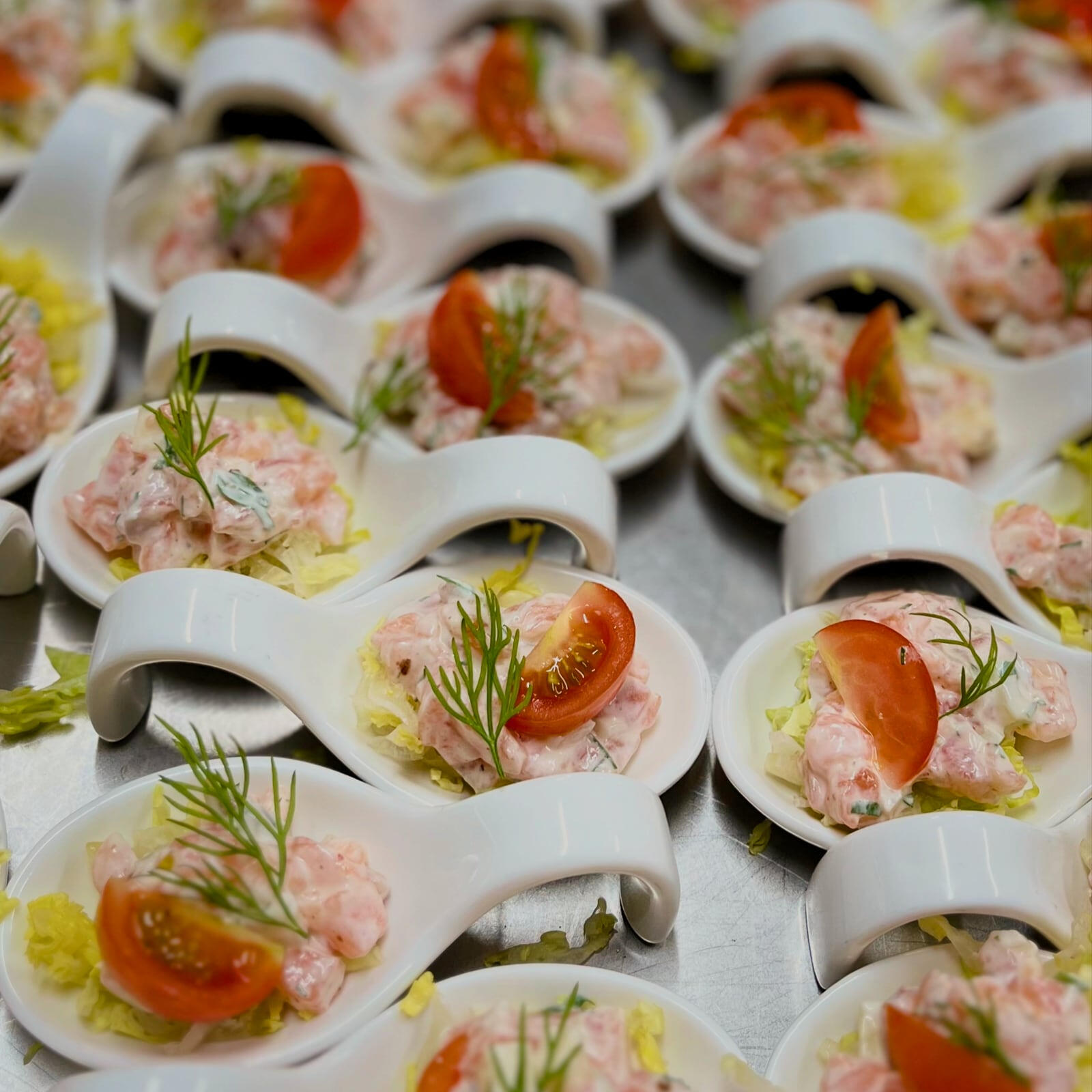 Food prepared for event service